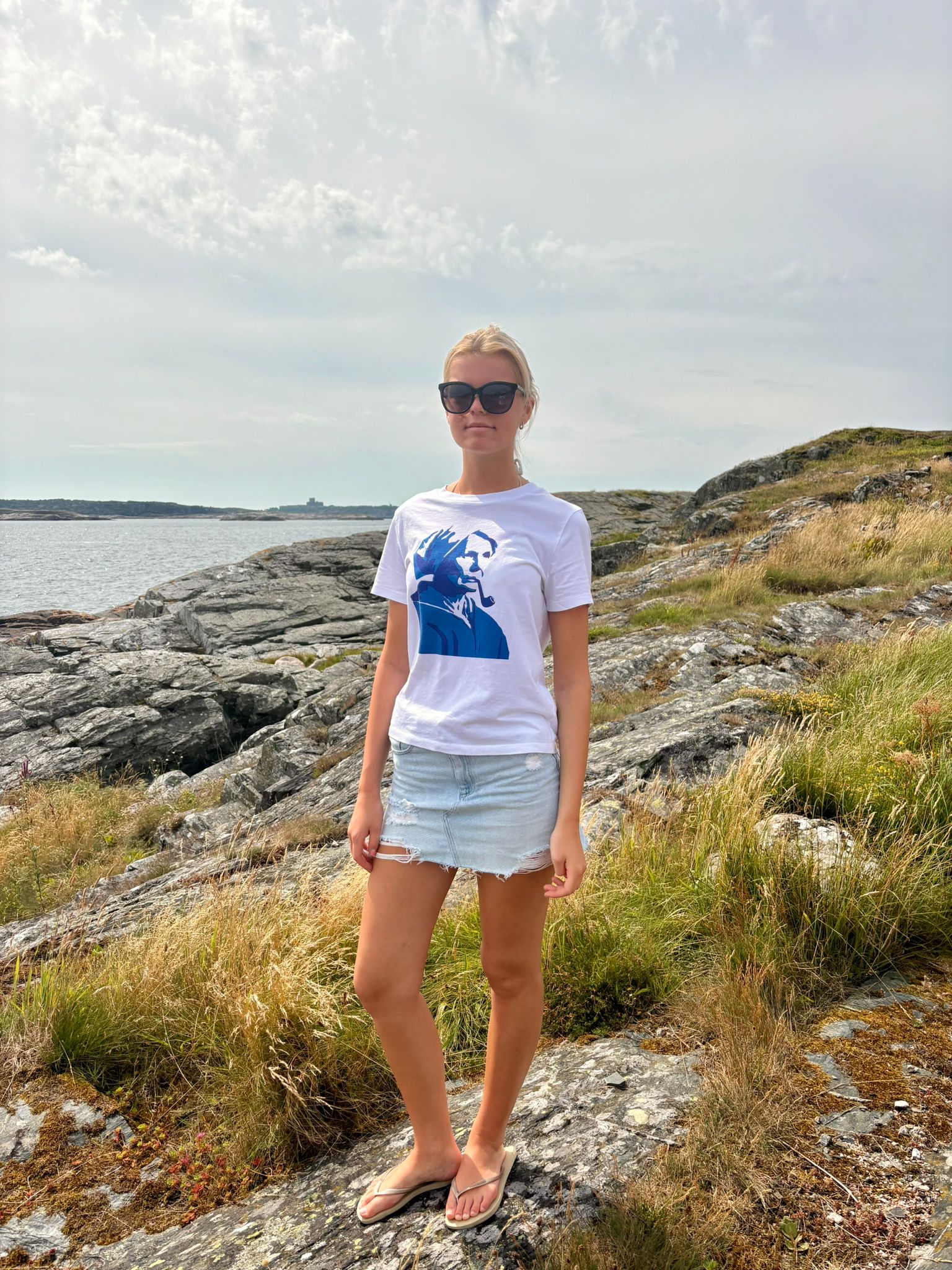 T-shirt dam Fiskargumman Karin