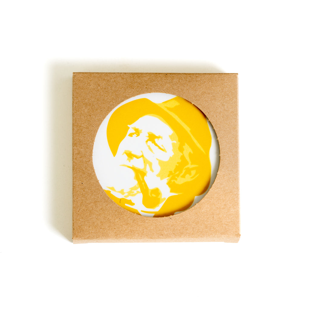 Glasunderlägg Fiskargubben