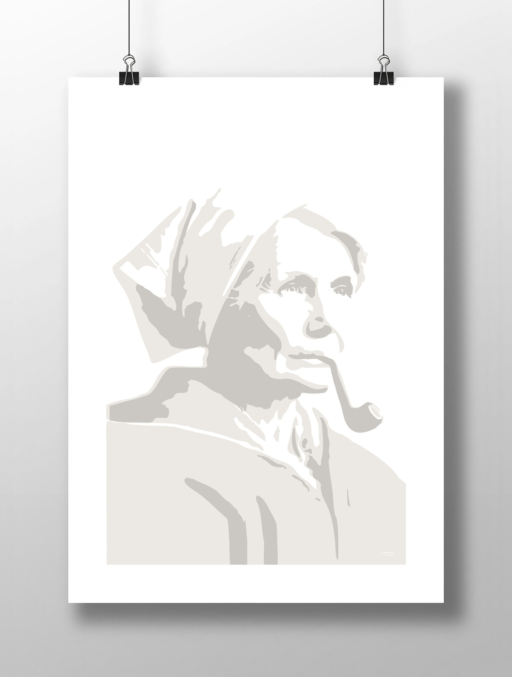 Print - Fiskargumman Gry