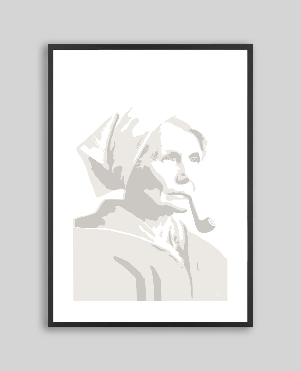 Print - Fiskargumman Gry