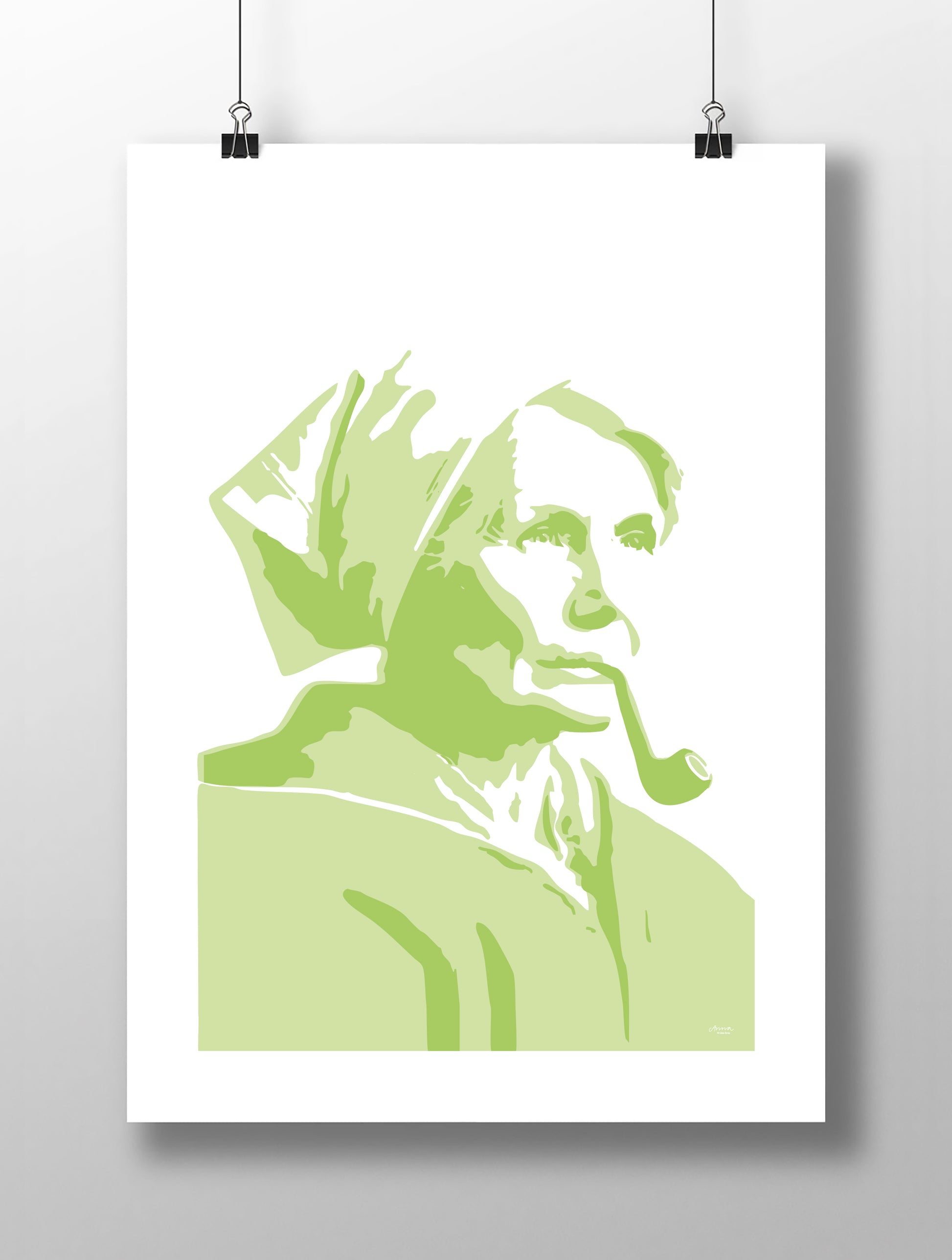 Print - Fiskargumman Gunilla