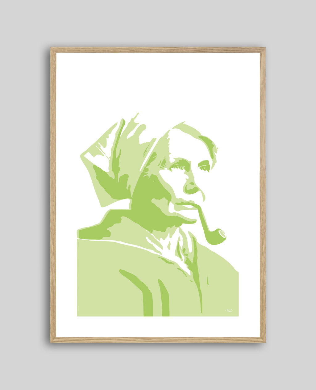 Print - Fiskargumman Gunilla