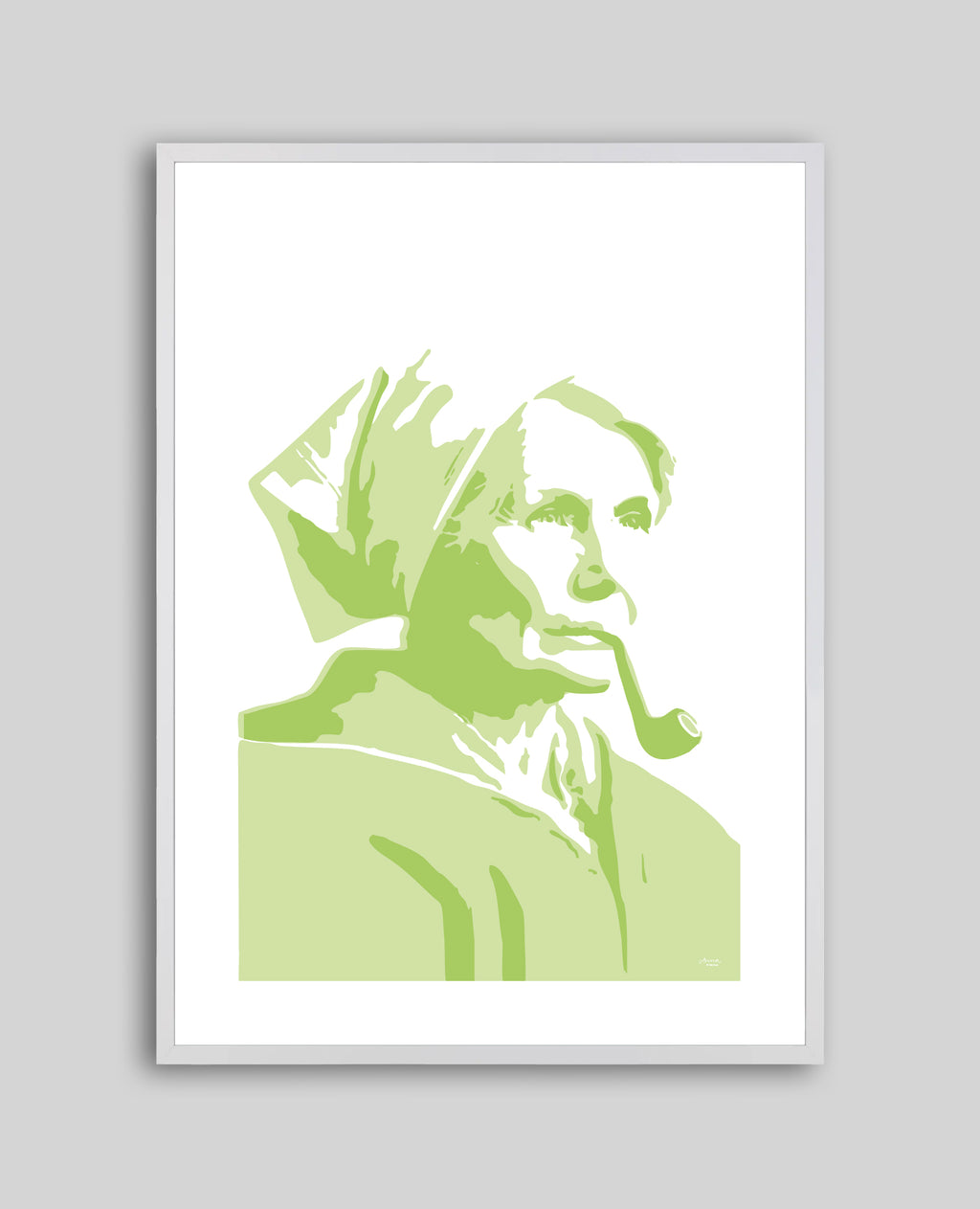 Print - Fiskargumman Gunilla