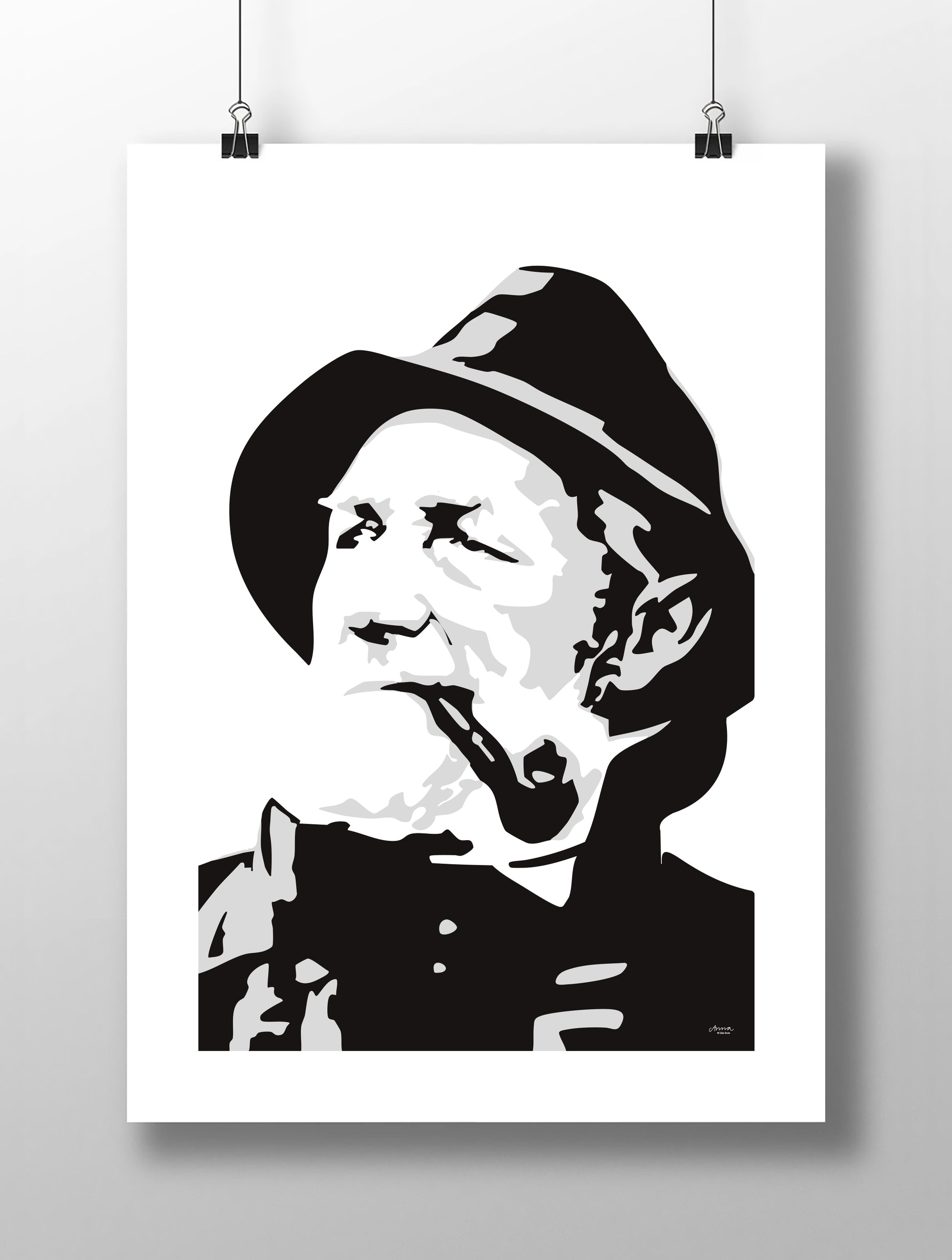 Print - Fiskargubben Sven