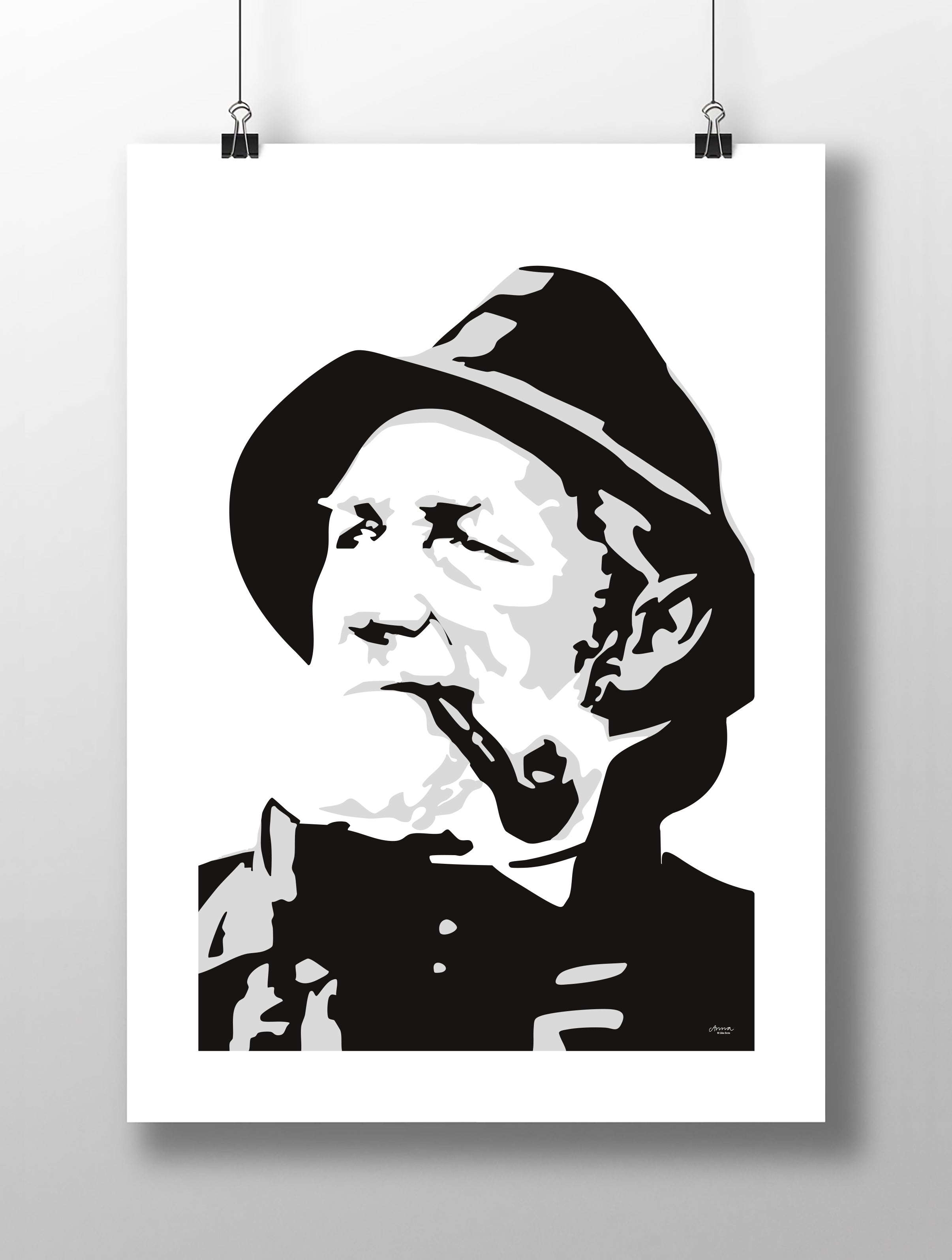 Print - Fiskargubben Sven