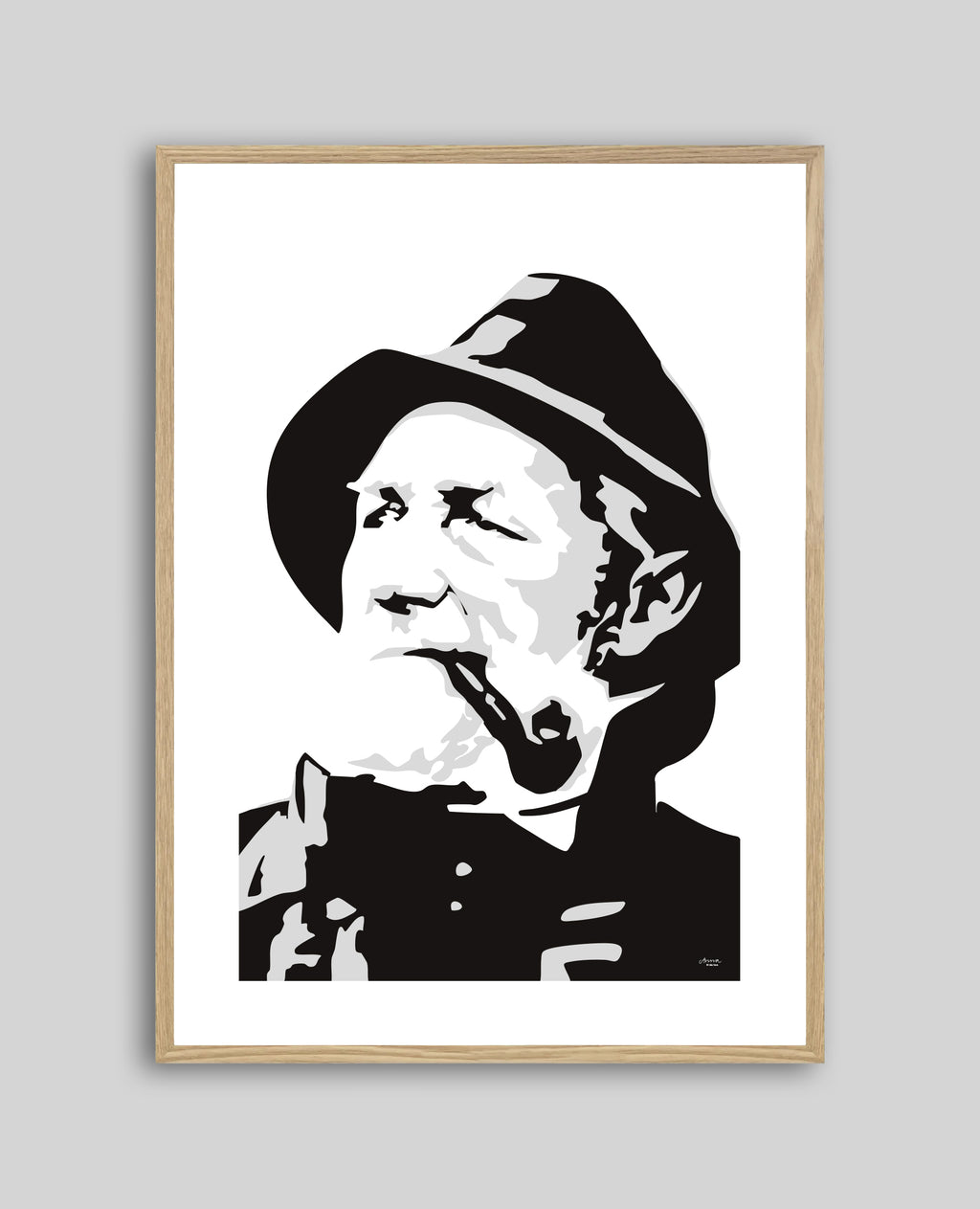 Print - Fiskargubben Sven